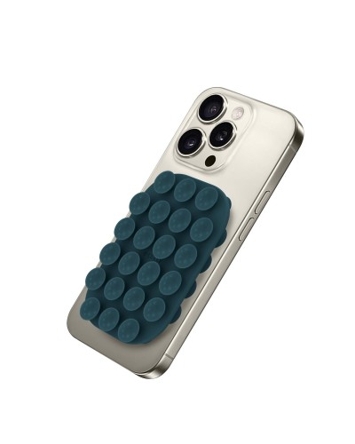 FIXSQUARE- Ventosa d applicare sul retro dello smartphone, utilizzo video e selfie, materiale silicone, tenuta forte, forma qua