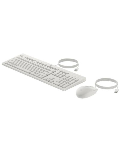 Kit Mouse e tastiera HP Wired USB 225 G2 Bianco