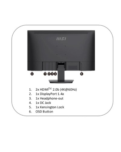 PRO MP273U, UHD, HDMI/DP, SPEAKERS
