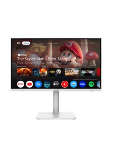 Modern MD272UPSW, UHD, TYPE-C 65W, USB HUB, SPEAKERS, PIVOT, ATTACCO VESA, SMART MONITOR, BIANCO