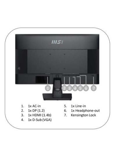 PRO MP245G, FHD, 100Hz, HDMI/DP/VGA, SPEAKERS, EPEAT