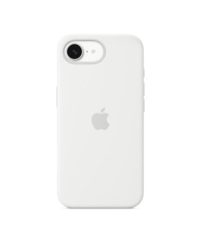 Custodia in silicone per iPhone 16e - Bianco