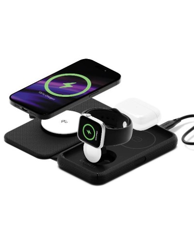Caricabatterie wireless 3 in 1 MagTravel Qi2.0
