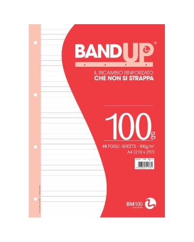 RICAMBI RINFORZATI BANDUP A4 100GR - 1 RIGO