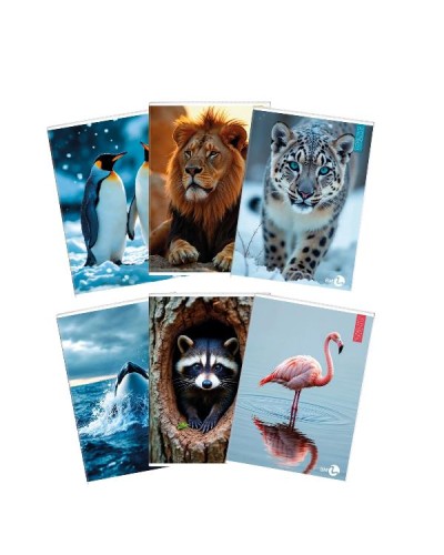 QUADERNI ANIMAL A4 80GR 10F - CONF10