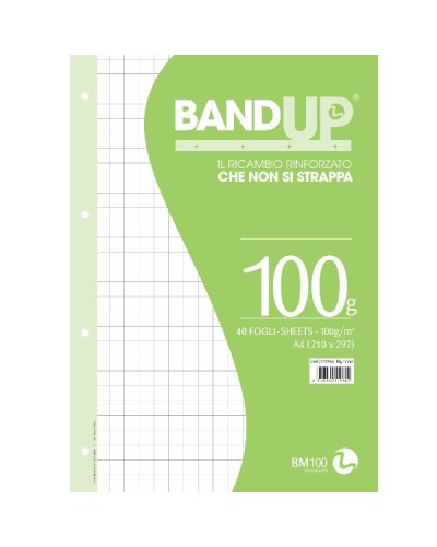 RICAMBI RINFORZATI BANDUP A4 100GR - 10MM