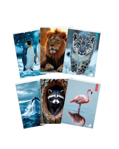 QUADERNI ANIMAL A4 80GR A - CONF10
