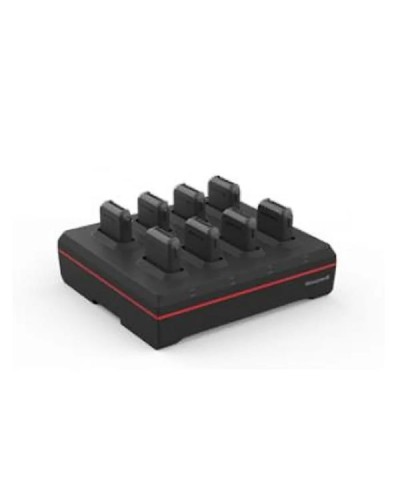 8 bay 8675i battery charger with power supply (50121666-001). Charges battery only when removed from 8675i. Region-specific cor
