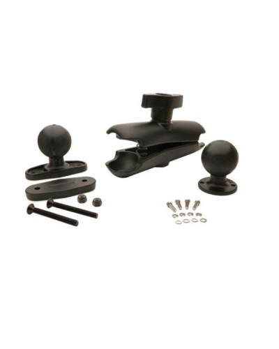RAM MOUNT KIT, FLAT CLAMP BASE, MEDIUM ARM, 8.5 inches (215mm), BALL FOR VEHICLE DOCK REAR