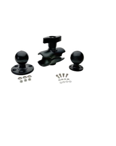 RAM MOUNT KIT, ROUND BASE, SHORT ARM, 5 inches (128mm), BALL FOR