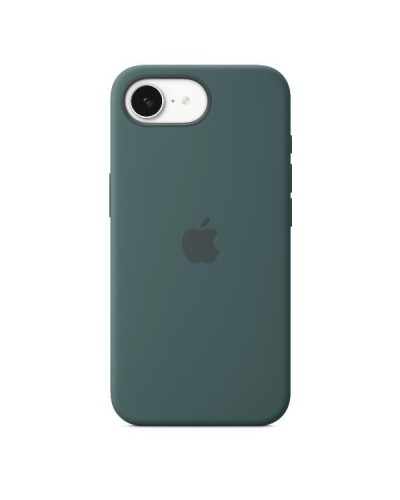 Custodia in silicone per iPhone 16e - Verde lago