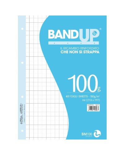 RICAMBI RINFORZATI BANDUP A4 100GR - 10F