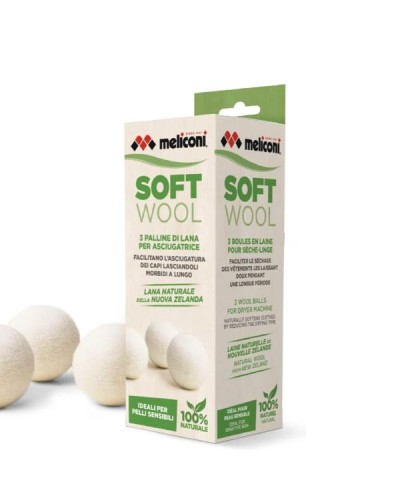 PALLINE DI LANA SOFT WOOL 3X