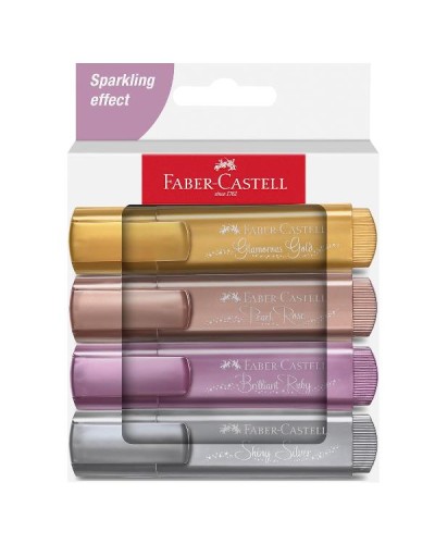 TEXTLINER 46 METALLIC - Confezione da 4