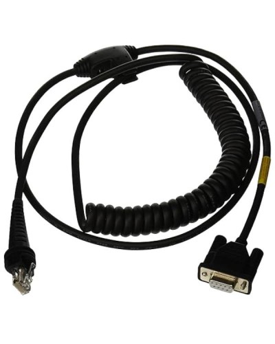 CAVO RS232 NERO DB9 FEMALE COILED