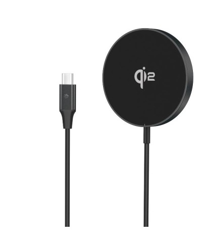 MAGCHARGEPROQI2 - Basetta di ricarica Magsafe con cavo USB-C integrato, potenza massima 10 Watt, Tecnologia Qi2