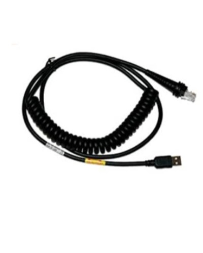 USB CABLE, 3 MT, COILED, BLACK