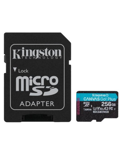 MicroSD Canvas Go! Plus 256GB con adattatore