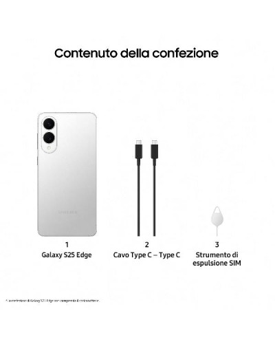 GALAXY S25 EDGE 12GB+512GB TITANIUM SILVER