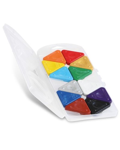 TRIANGOLI DI CERA SUPER RESISTENTI - 12 COLORI