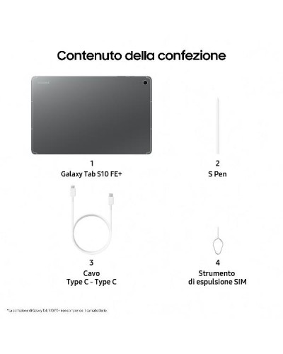 GALAXY TAB S10 FE+ 12+256GB GRAY