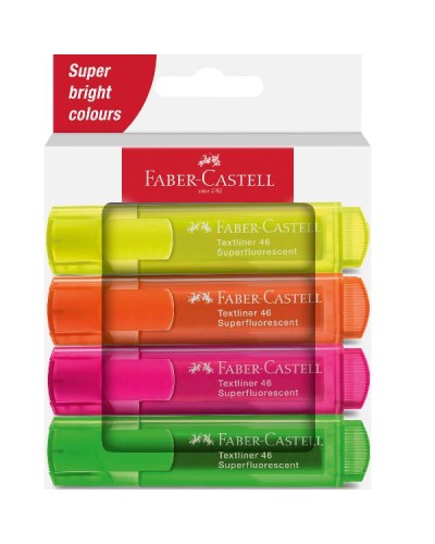 TEXTLINER 46 SUPERFLUORESCENT - Confezione da 4