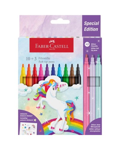 PENNARELLI UNICORNO E DINOSAURO COLORI STANDARD + 3 COLORI PASTELLO