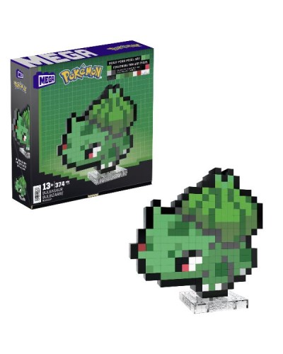 MEGA POKEMON PIXEL ART BULBASAUR