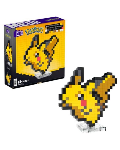 MEGA POKEMON PIXEL ART PIKACHU