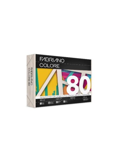 FABRIANO Carta Colorata Avorio A4 80g