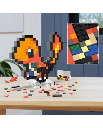 MEGA POKEMON PIXEL ART CHARMANDER