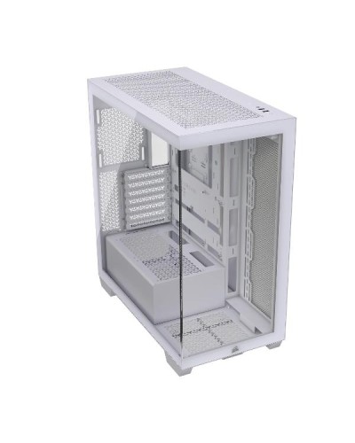3500X TEMPERED GLASS MID-TOWER WH