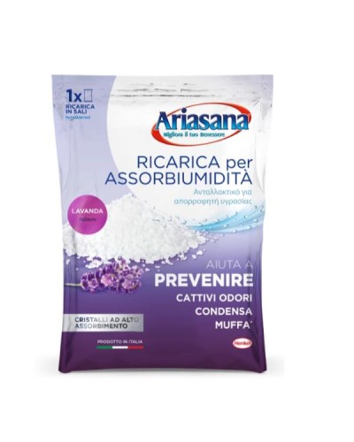 Ariasana Ricarica Sali assorbiumidità, profumazione Lavanda