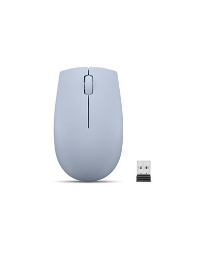 Lenovo 300 Wireless Compact Mouse (Frost Blue) con batteria