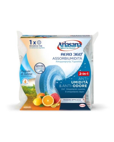 ARIASANA Aero 360° Ricarica Tab 450g agrumi