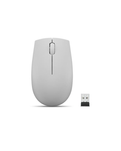 Lenovo 300 Wireless Compact Mouse (Arctic Grey) con batteria
