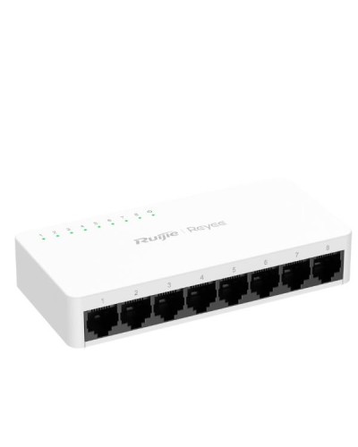 Reyee Switch unmanaged 8xGE con case in plastica