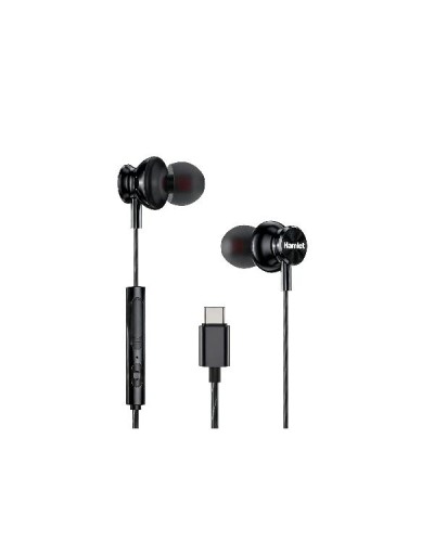 HHEADM-IEC  Auricolari in-ear USB-C con telecomando per chiamate e volume - Cavo 120cm
