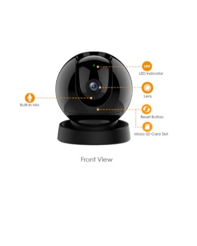 PTCUBE IP/WI-FI 3 MP 2.8 IR MIC/SPK