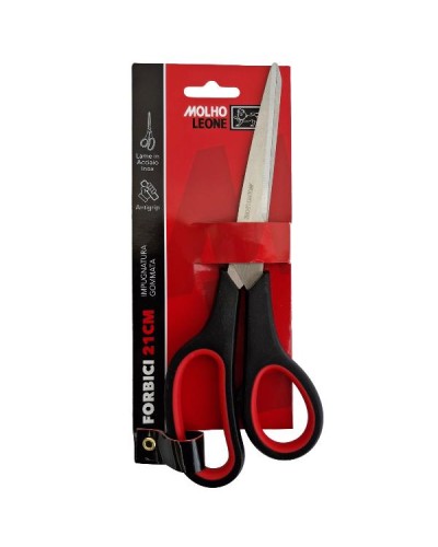 FORBICE 21CM MANICO GOMMATO ASIMM.
