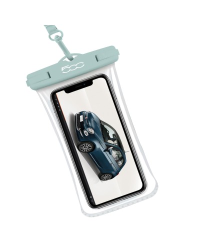 SPROOFBAG500 - Custodia impermeabile compatibile con smartphone fino a 7" dimensione display, certificato IPX8. TPU trasparente
