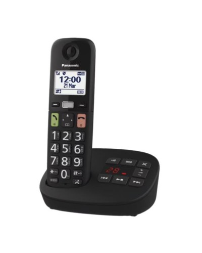 CORDLESS TGU130 TASTI GRANDI SEGRETERIA BLACK
