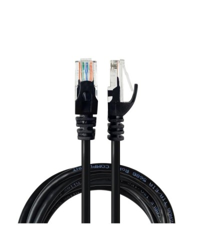 NILOX TECH - Cavo di rete Ethernet RJ45 UTP CAT 6, lunghezza cavo 3 mt, materiale CCA (lega di Alluminio/Rame), maschio a masch