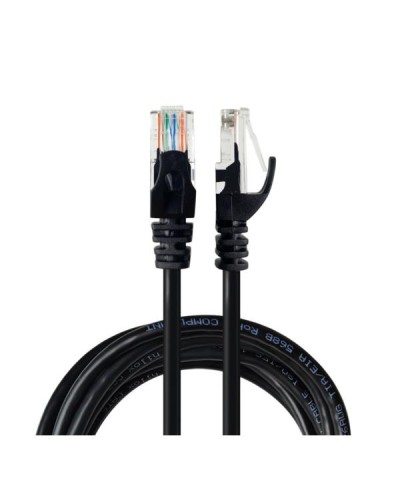 NILOX TECH - Cavo di rete Ethernet RJ45 UTP CAT 6, lunghezza cavo 1 mt, materiale CCA (lega di Alluminio/Rame), maschio a masch