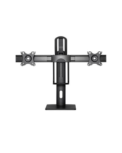 HM-SPMSD200  Supporto da tavolo per 2 monitor regolabile in altezza. Attacco VESA. Max 2 x 27" / 6Kg