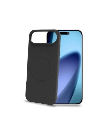 CROMOMAG - Cover in TPU morbido compatibile con la tecnologia Magsafe, colore nero compatibile con Apple iPhone Air [IPHONE 17 