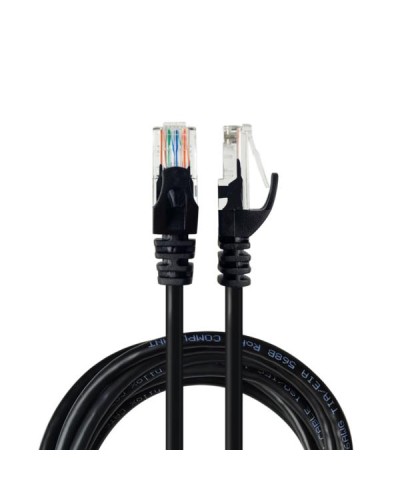 NILOX TECH - Cavo di rete Ethernet RJ45 UTP CAT 6, lunghezza cavo 2 mt, materiale CCA (lega di Alluminio/Rame), maschio a masch