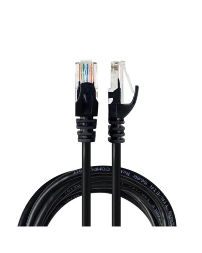 NILOX TECH - Cavo di rete Ethernet RJ45 UTP CAT 6, lunghezza cavo 5 mt, materiale CCA (lega di Alluminio/Rame), maschio a masch
