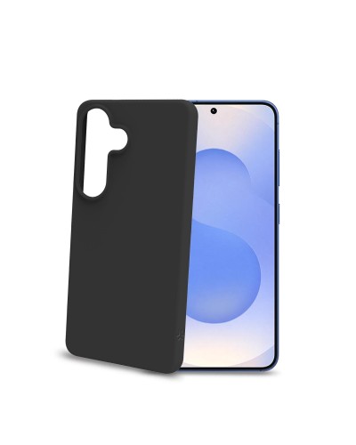 CROMO - Cover in morbido TPU con finitura soft touch colore nero compatibile con Samsung Galaxy S26 5G/ Galaxy S26 5G Enterpris