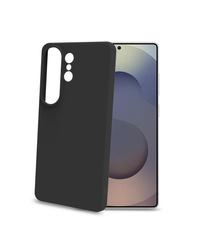 CROMO - Cover in morbido TPU con finitura soft touch colore nero compatibile con Samsung Galaxy S26 Ultra 5G/ Galaxy S26 Ultra 